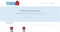 Desktop Screenshot of dixonfarmflavorings.com